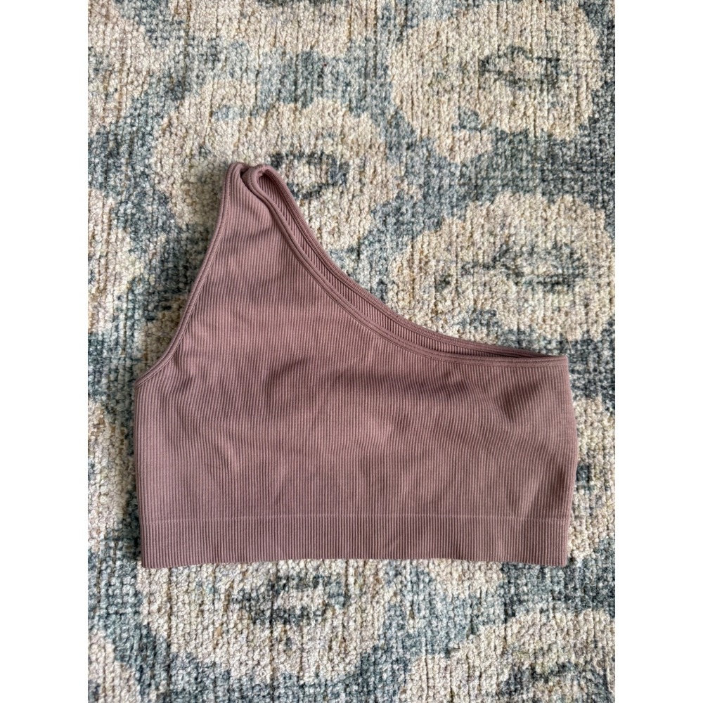 Set Active Ribbed One Shoulder Bra Small Excellent Condition - Picture 2 of 3